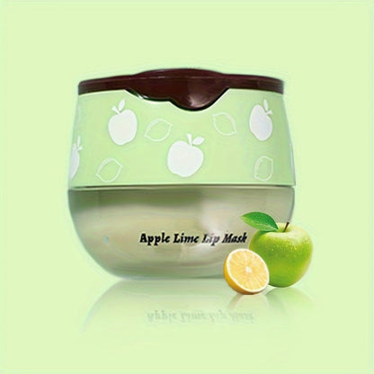 Honey Pot Lip Balm Set 8 Pcs – Propolis & Honey Deep Moisturizing Lip Mask with Applicator Stick, Repairs Dry Chapped Lips