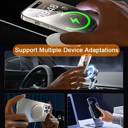 Titanium Matte iPhone Case Magnetic Wireless Charging Shockproof Glass Lens Cover for iPhone for an Everyday Personal Care Routine