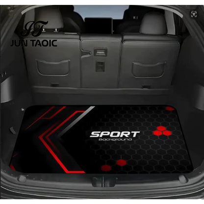Car Trunk Mat Cargo Liner – Waterproof Non-Slip Trunk Floor Mat with Pattern Designs to Protect Vehicle Interior from Dirt