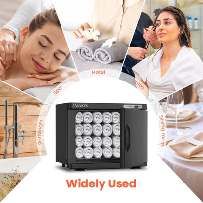 Hot Towel Warmer Cabinet 23L Holds 72 Towels Heats to 158-176°F in 10-15 Min, Professional Salon & Spa