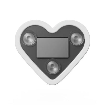 Car Interior Neon Heart Lights Solar USB Rechargeable 5 Lighting Modes Vibration-Sensing Auto On/Off Dashboard Decoration for Cars Trucks