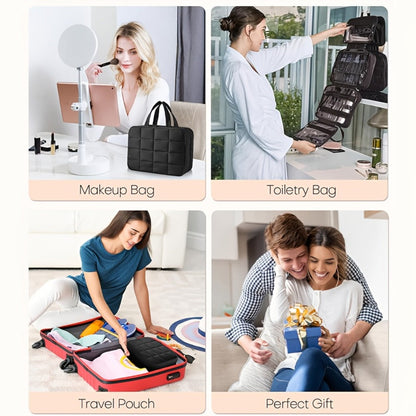 Hanging Travel Toiletry Bag Large Capacity for Full-Size Products Waterproof Cosmetic Organizer with Hook