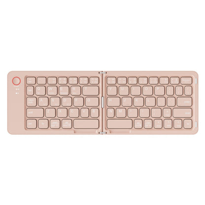 Folding Wireless Keyboard KLZO B023 Dual-Fold Magnetic, Slim Portable Bluetooth Keyboard, Ultra-Long Battery Life