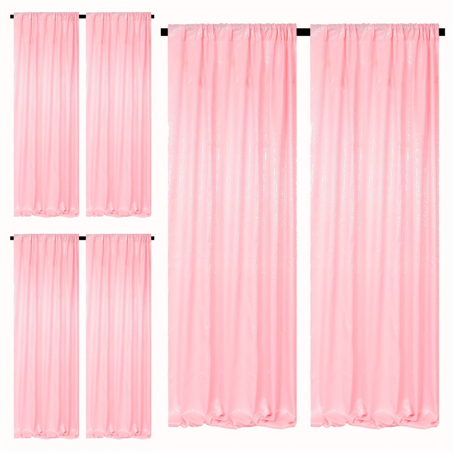 Sequin Backdrop Curtains 2FTx8FT Glitter Photography Background Panels for Party Wedding Birthday for an Everyday Personal Care Routine