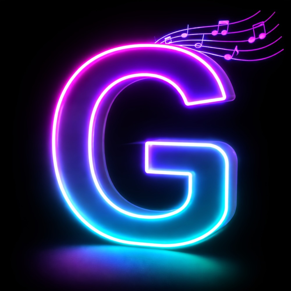 LED Letter Lights Music Sync – Colorful Flashing Marquee Alphabet Lights for Room Decor, Party, Bedroom, Festival & Camping