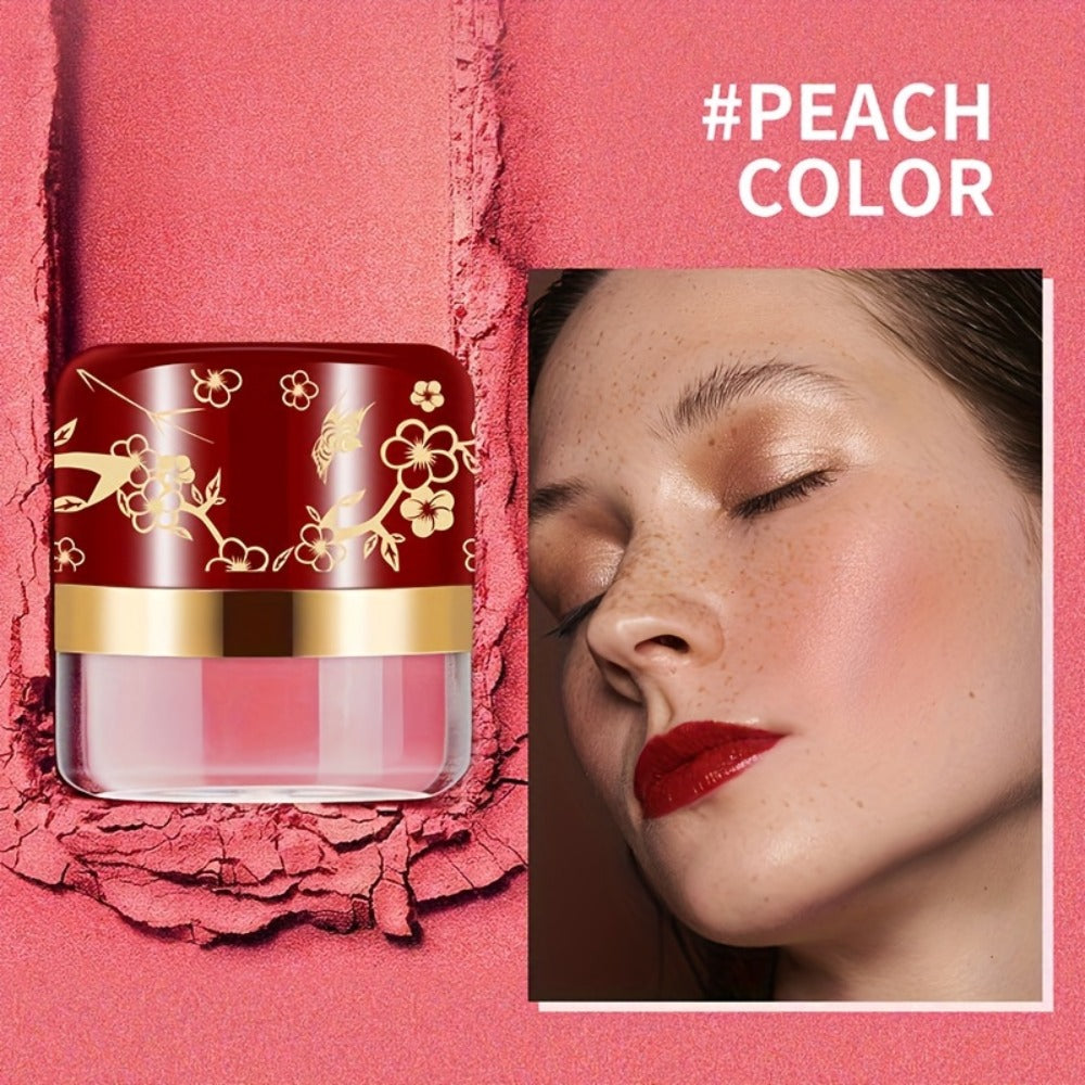 Powder Blush Set 3 Colors with Pearl Powder Rose Oil & Squalane Formula, for Makeup, Travel and Everyday Vanity Use