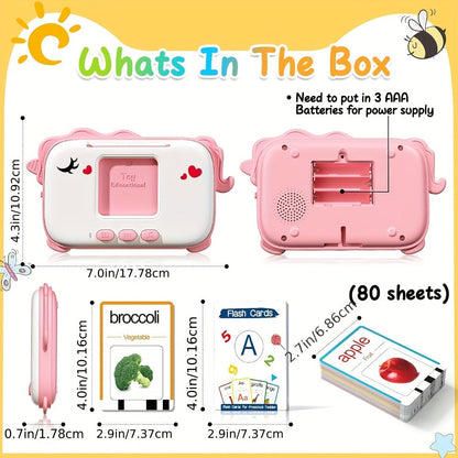 Talking Flashcard Machine for Toddlers 160 Words with the Listed Color, Size or Set Options for Everyday Use