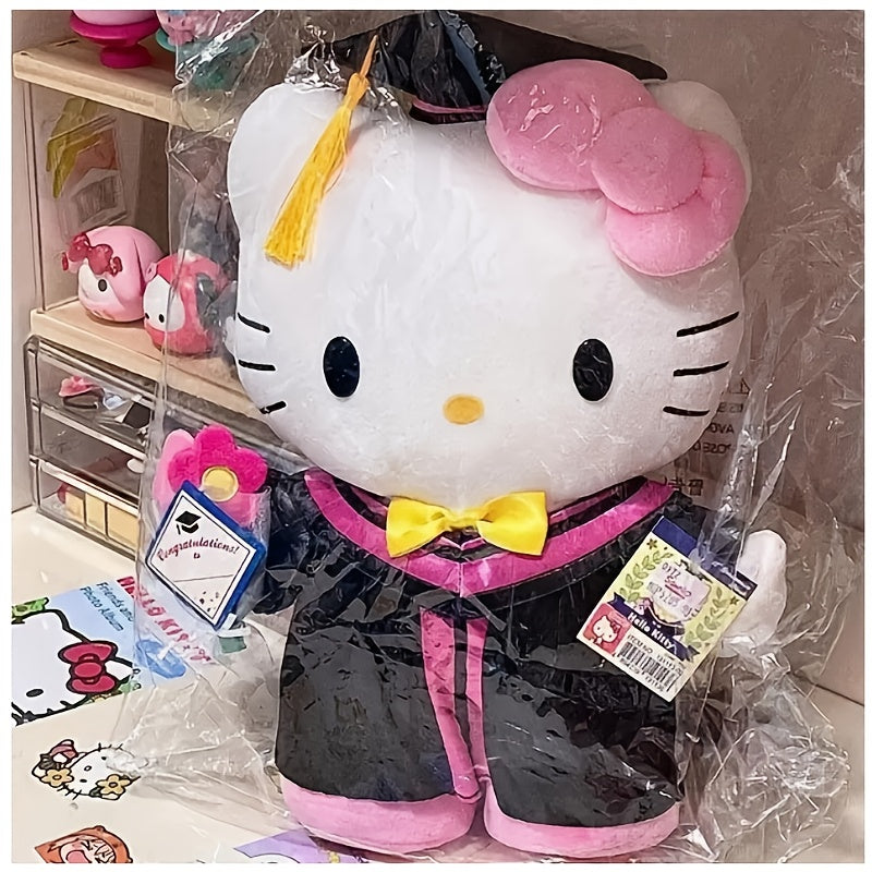 Hello Kitty Graduation Cap and Gown Set, Officially Licensed Sanrio Doctoral Cap & Bachelor Gown