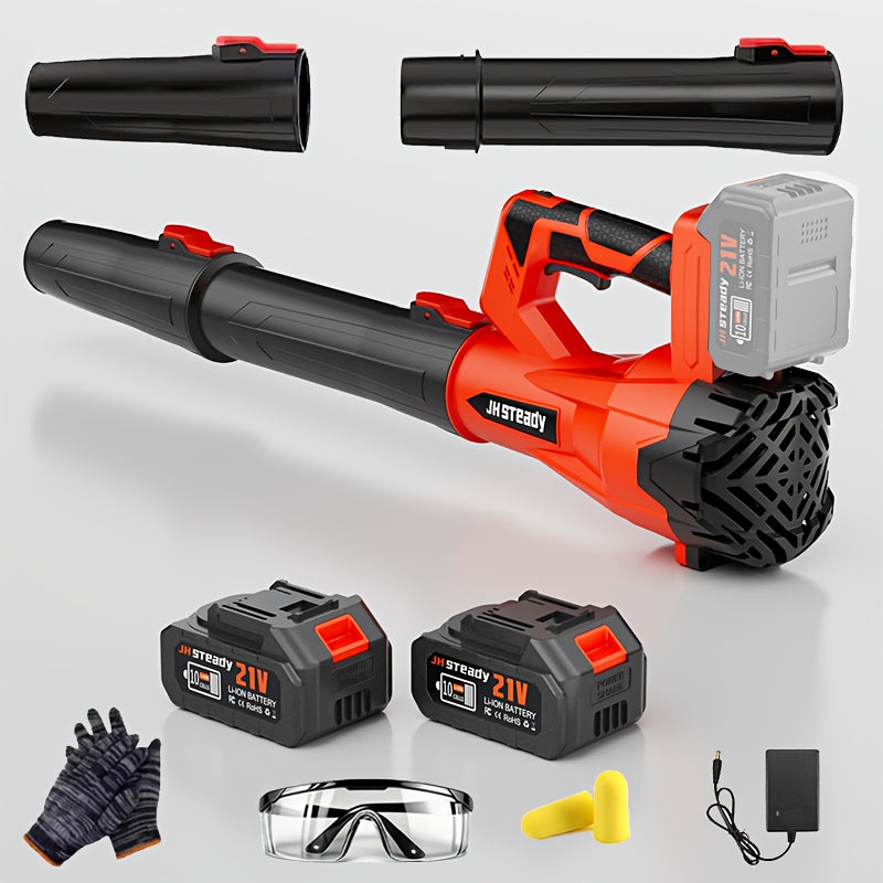 Cordless Leaf Blower Battery Powered, Lawn Yard Patio Driveway Blower for Garden, Patio and Yard Use