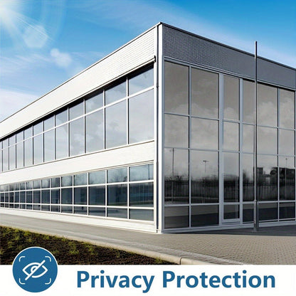 One Way Window Film Static Cling No Glue - Heat Control Anti-Glare Sun Blocking Reflective Mirror Tint for Home Office Hotel