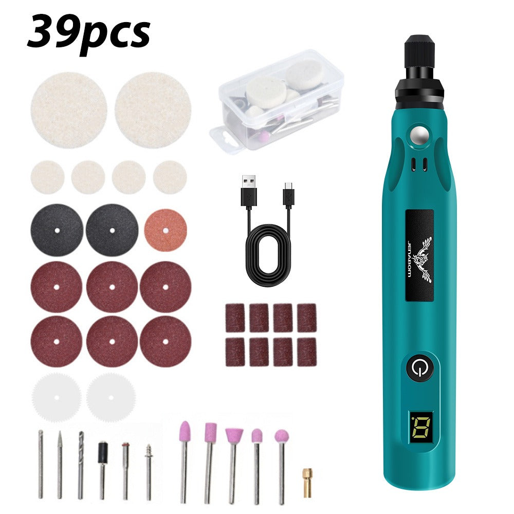 Power Tools Rechargeable Engraving Pen Kit with Adjustable Speed and 25 Piece or 39 Piece Accessory Options