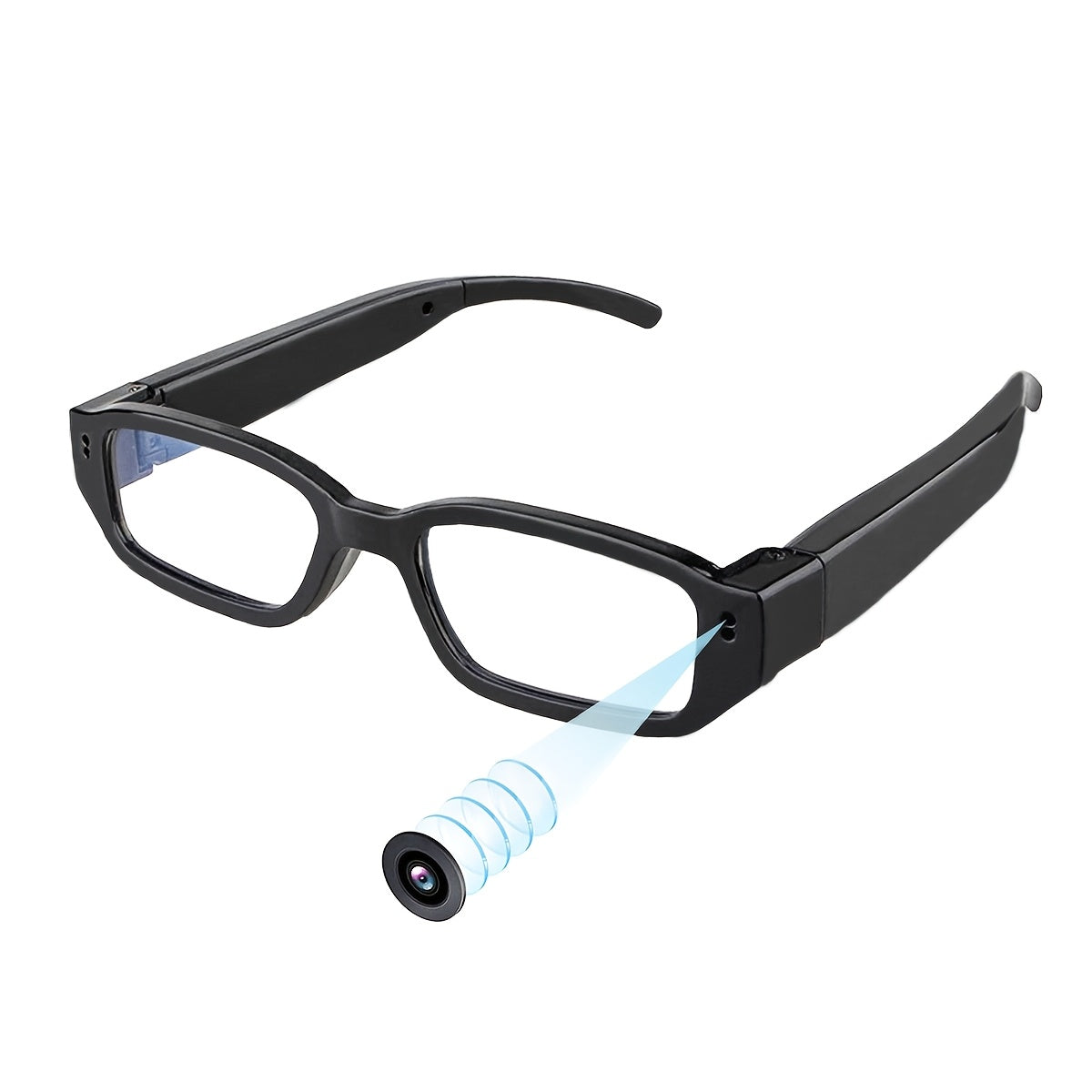 1080P HD Camera Glasses with Motion Detection – Video Recorder Camcorder Eyeglasses for Sports, Driving, Fishing & Outdoor Activities | Eye