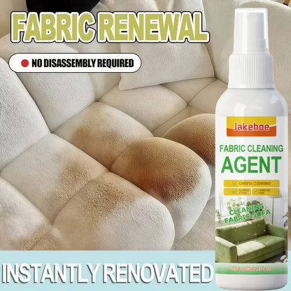 Sofa Cleaner Spray Fabric Stain Remover for Couch Car Interior Upholstery Safe Quick-Drying for Entryways, Bedrooms and Living Spaces