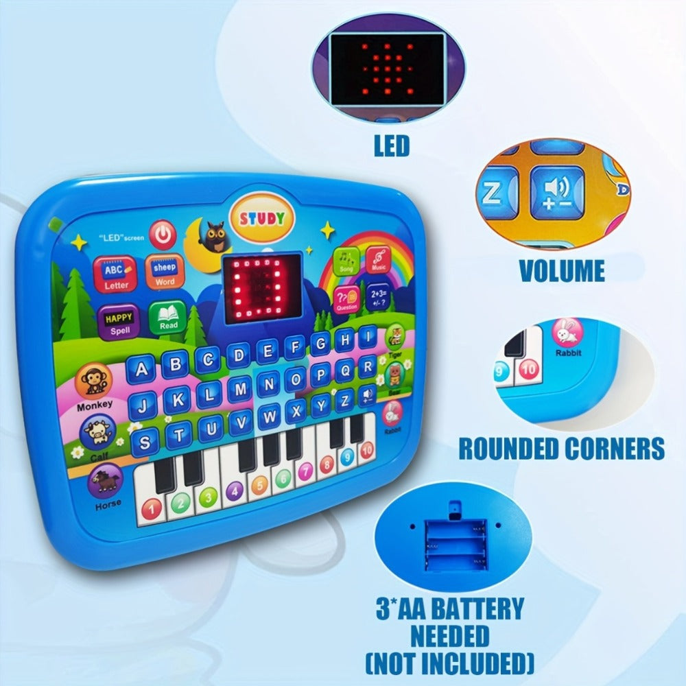 Educational Learning Machine for Kids with 2.2" Screen Alphabet Numbers Music Animals Piano Keys