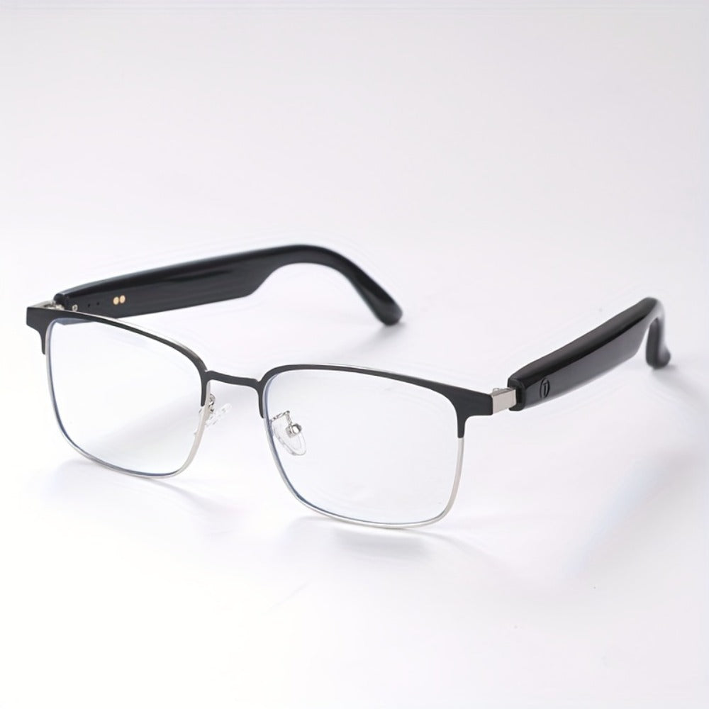 Smart Glasses Photochromic Audio Eyewear with Open-Ear Speaker, Microphone and Metal or Plastic Frames