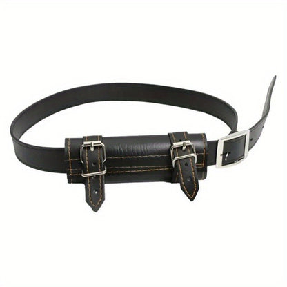 Sword Belt Holster with Dual Buckle Loops in Black or White for Katana-Style Costume Props