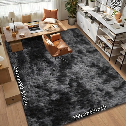 Tie Dye Plush Area Rug – Ultra Soft Thick Fluffy Durable Carpet for Living Room & Bedroom | Easy Care Portable Sofa & Coffee Table Floor Mat