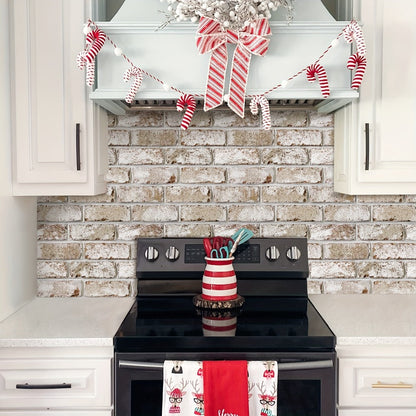 Peel and Stick Brick Wall Panels 3D Faux Brick Tiles 20 Sheets - Self-Adhesive PVC Realistic Texture
