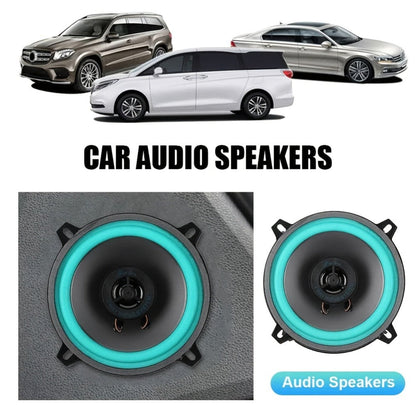 6.5 Inch Car Speakers 160W HiFi Coaxial Full Range – Universal Automotive Audio Stereo Speaker, Single or Pair