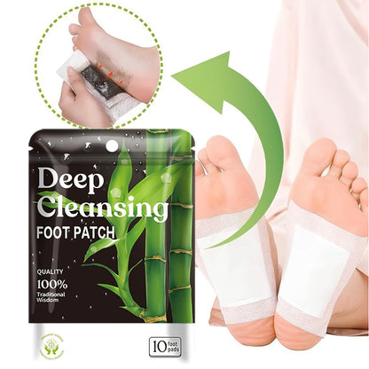Foot Detox Pads Value Set 50pcs & 150pcs – Bamboo Vinegar & Ginger Deep Cleansing Overnight Patches, Alcohol-Free Natural Plant Formula