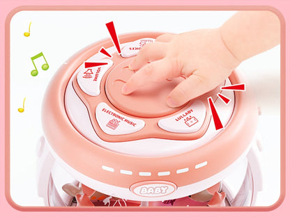 Baby Rotating Projector Music Toy 3 Months+, Interactive Animal Sounds & Lights, Multi-Functional Sensory Learning Toy for Infants