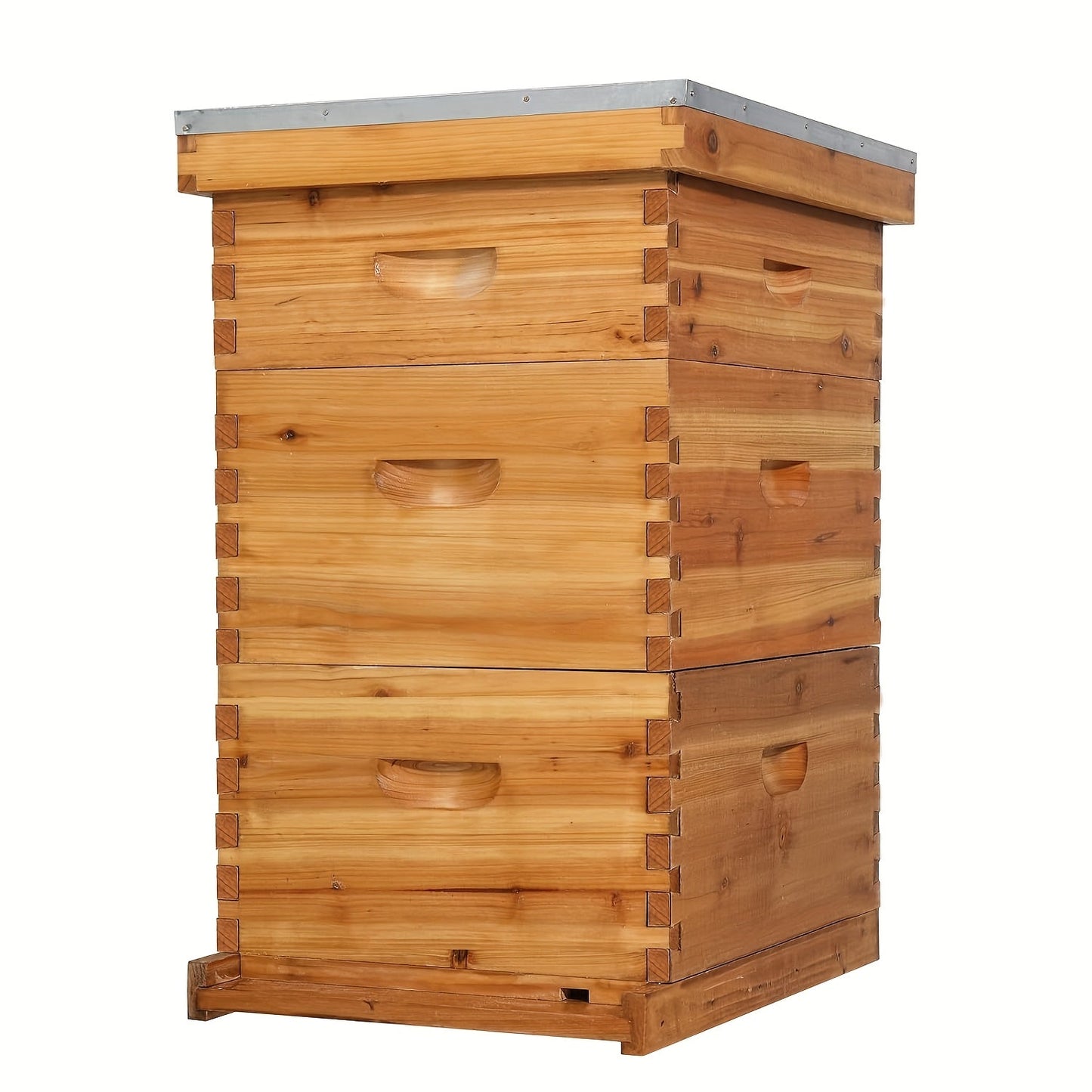 Langstroth Bee Hive Kit Wax Coated Wood 10-Frame 3-Layer Frames for Everyday Face, Beard and Body Grooming