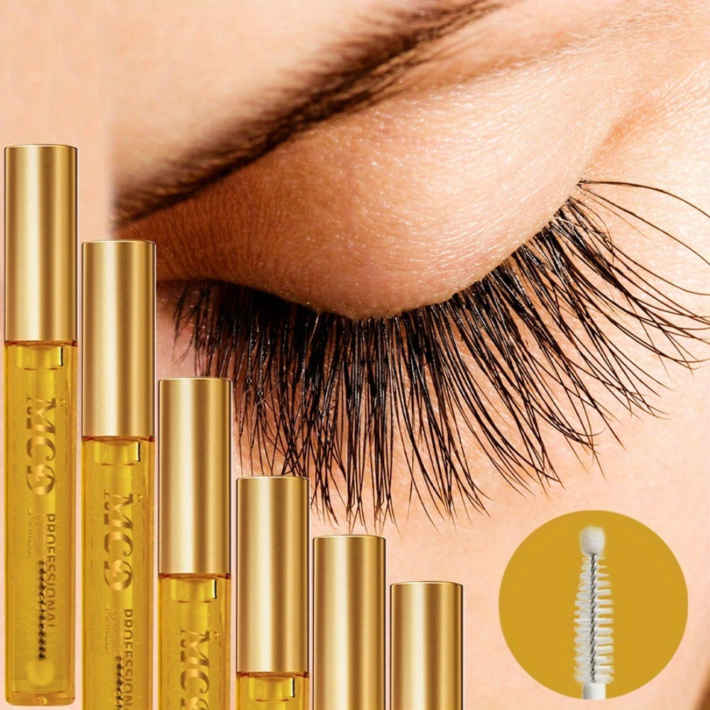 Eyelash Serum 6-Pack for Women - Natural Lash Growth & Enhancement Gel Formula, Conditioning Curling Effect