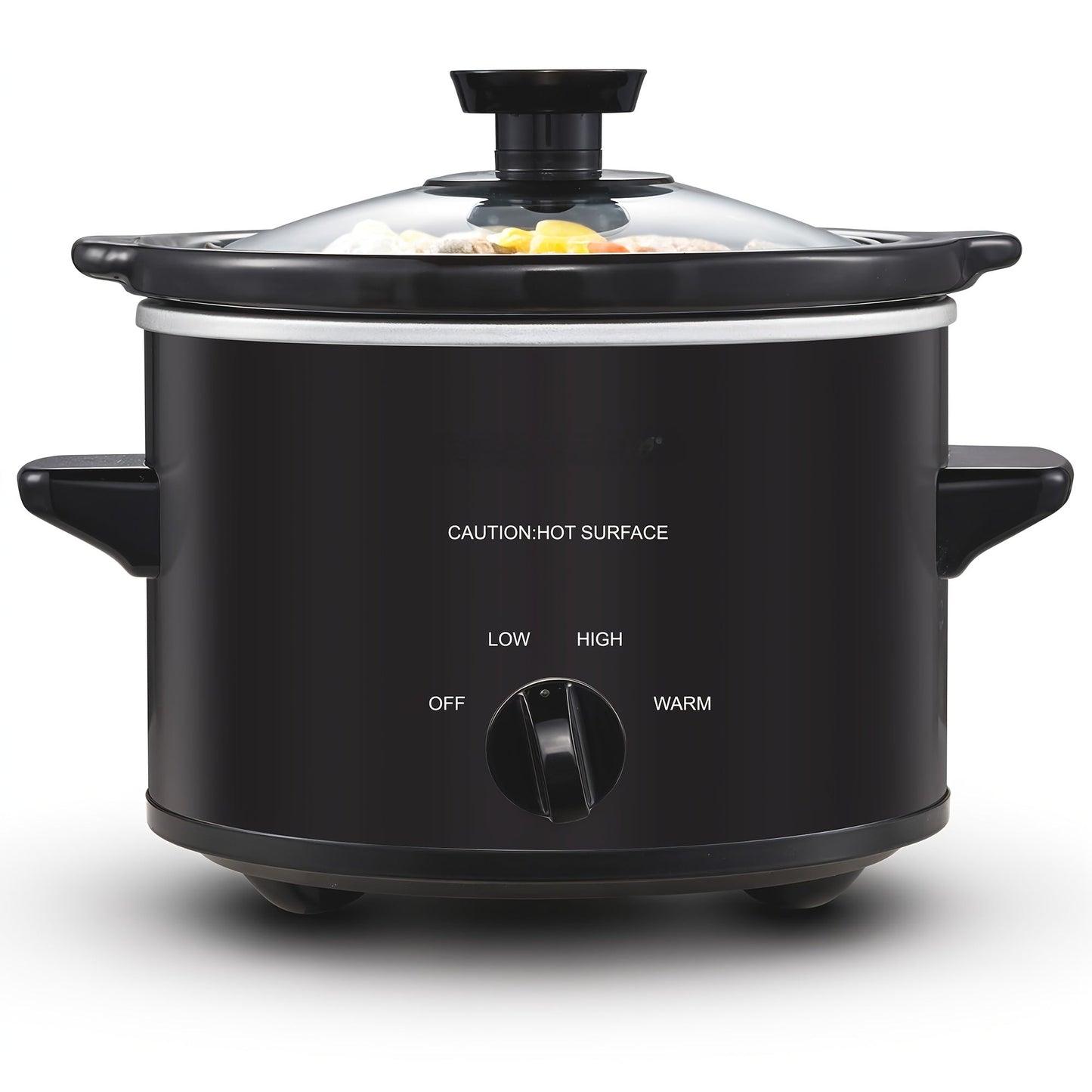 Mini Slow Cooker 1.5QT & 2.0QT with Adjustable Temperature Ceramic Crock & Glass Lid, Small Slow Cooker for Sauces Dips Soups Stews