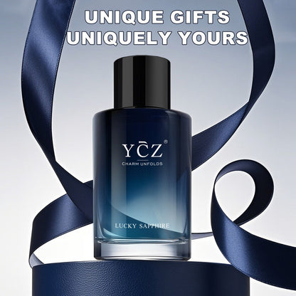 Eau de Toilette for Men, YCZ Barbarism Cologne Spray, Natural Masculine Woody Fresh Scent, 3.4 fl oz 100ml Perfume Gift for Him