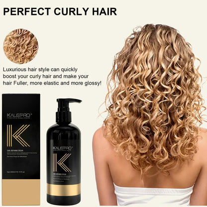 Curl Defining Cream 300ml for Curly Wavy Coily Hair, Frizz Control, Hold, Antistatic Scalp-Safe Hair Styling Cream for Women and Men