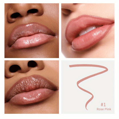 Lip Stain Pen Set 4 Colors 2-in-1 Lip Liner & Lip Tattoo – Waterproof Smudge-Proof Transfer-Resistant Matte Finish