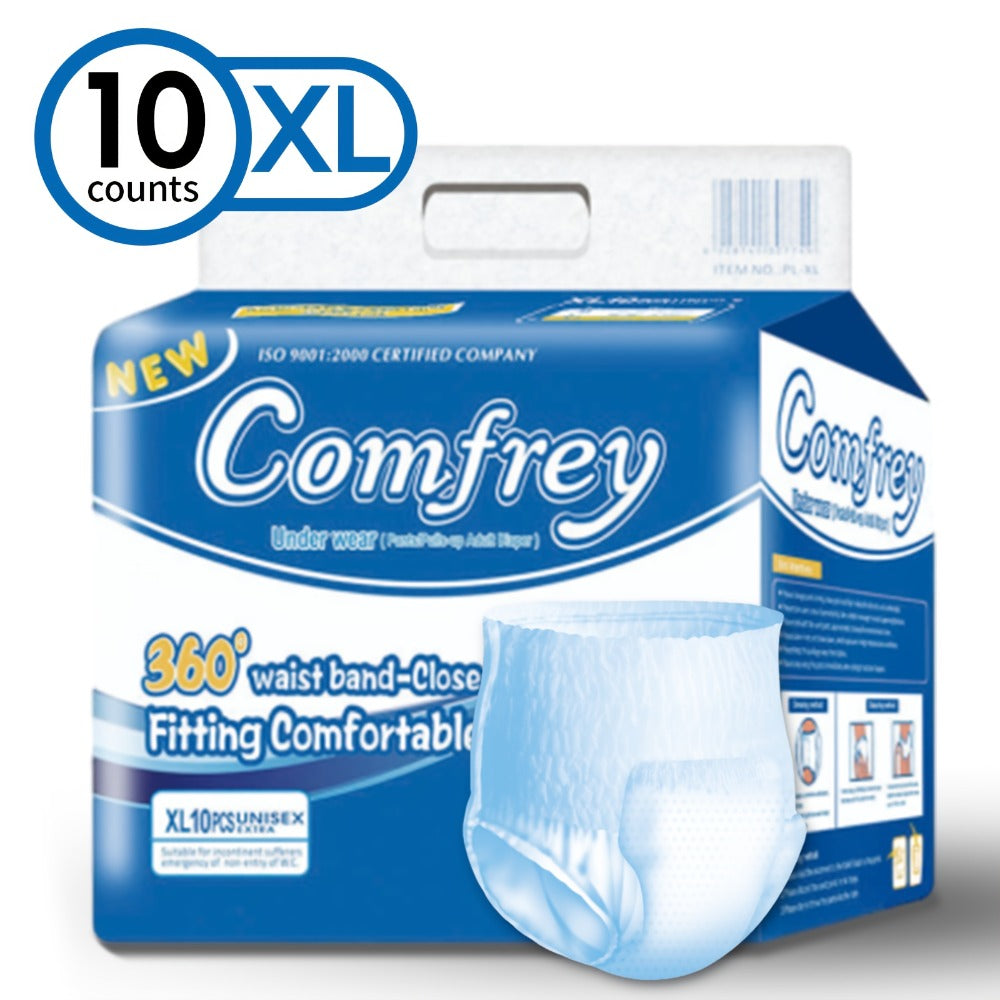 Adult Incontinence Underwear Disposable Pull Ups for Women & Men - Overnight Bladder Control Briefs