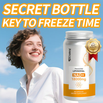 NAD+ Booster Liposomal 18000mg with Quercetin, Trans-Resveratrol & D-Ribose for Energy, Focus, Anti-Ageing & Antioxidant Support