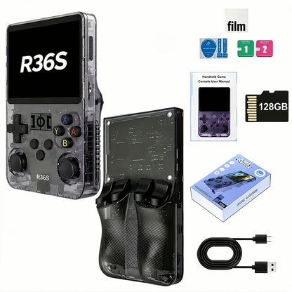 Handheld Game Console with 3.5-Inch IPS Screen, 3000mAh Battery, TF Expansion & HD TV Output