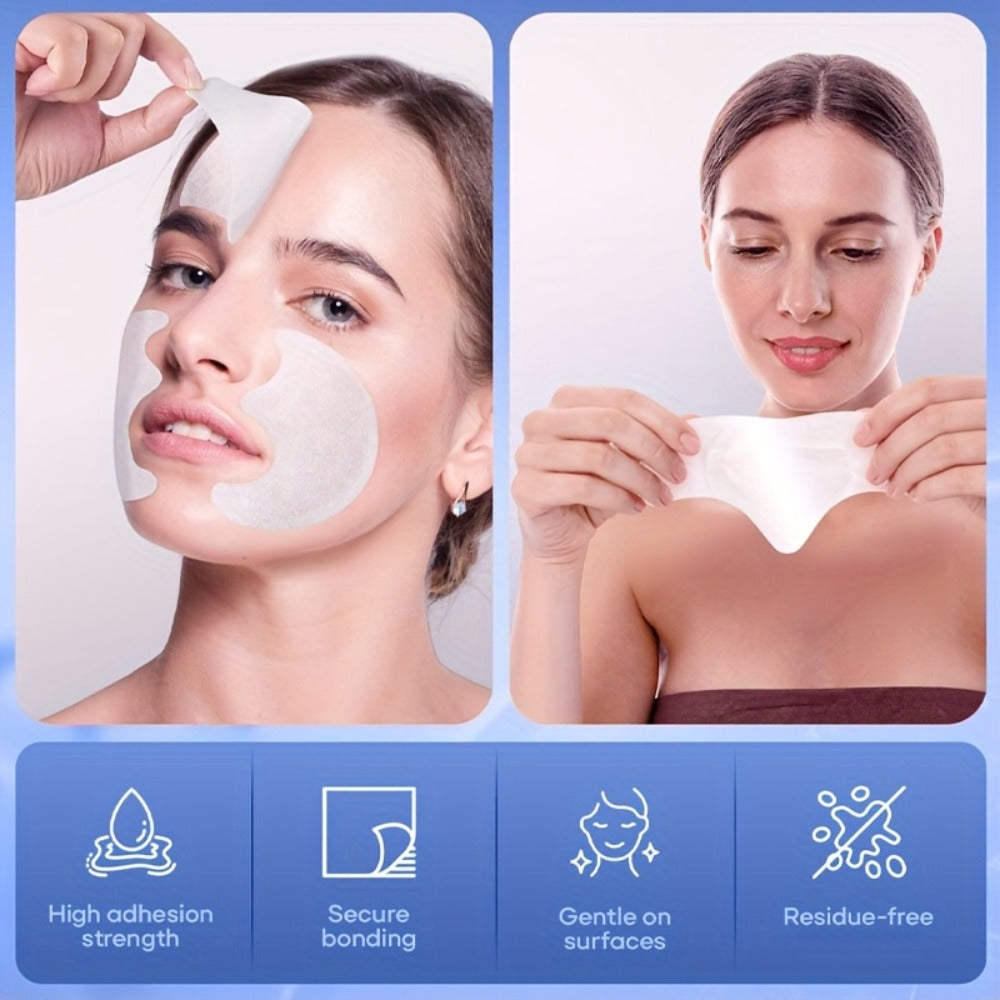 Retinol Peptide Face Patches 36pcs Anti-Wrinkle Hydrolyzed Collagen Lifting Treatment for Forehead & Smile Lines