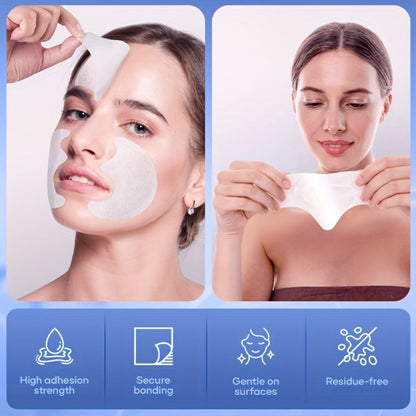 Retinol Peptide Face Patches 36pcs Anti-Wrinkle Hydrolyzed Collagen Lifting Treatment for Forehead & Smile Lines