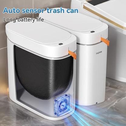 Sensor Trash Can Self-Emptying 3.8 Gallon with Drawstring Bags – Hands Free Infrared Smart for Home Cooking, Dining and Outdoor Meals