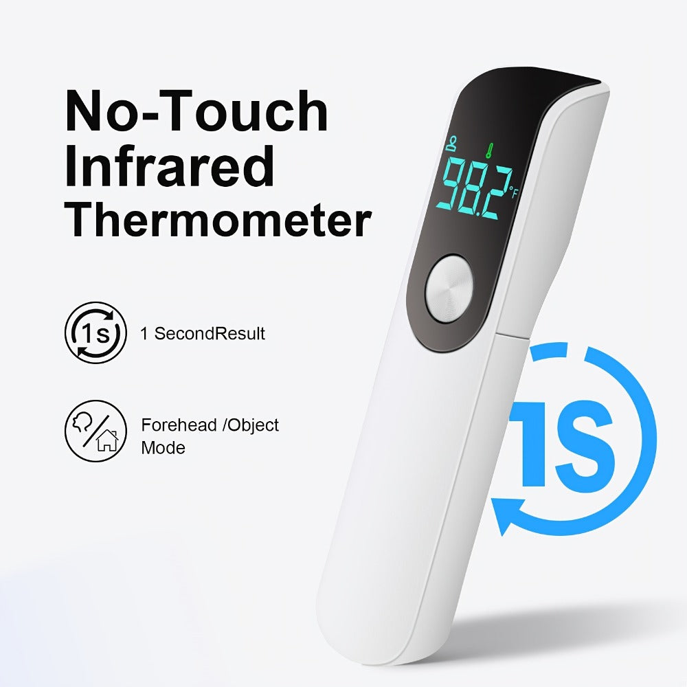 Infrared Forehead Thermometer No-Touch Digital Thermometer for Adults Kids Baby with Fever for Entryways, Bedrooms and Living Spaces