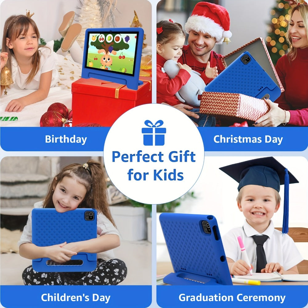 Kids Tablet 10 Inch with Android 13, 2GB RAM, 64GB Built-In Storage, 512GB Expansion and Protective Case