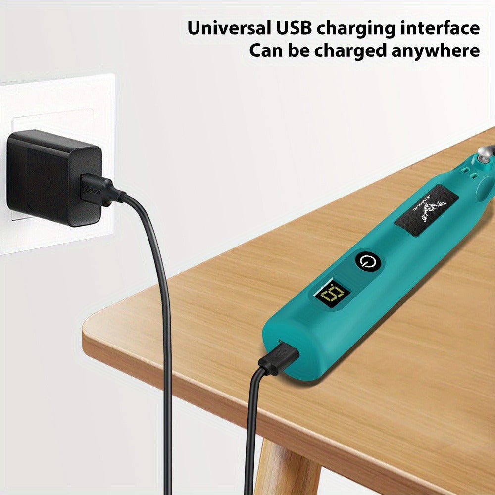 Power Tools Rechargeable Engraving Pen Kit with Adjustable Speed and 25 Piece or 39 Piece Accessory Options