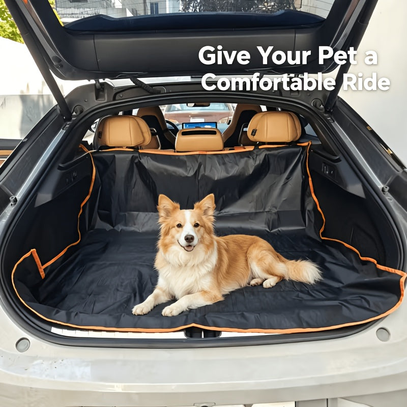 Dog Car Trunk Mat for SUV – 100% Waterproof Oxford Fabric Pet Seat Cover, Fully Enclosed Dirt-Resistant Wear-Resistant Protective Pad