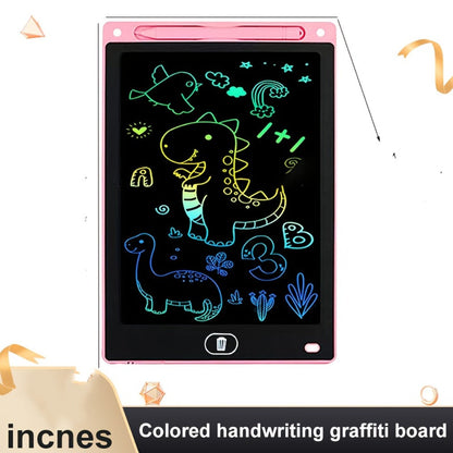 8.2-Inch LCD Writing Tablet with Stylus and Pink or Blue Checkout Color Options for Drawing and Notes