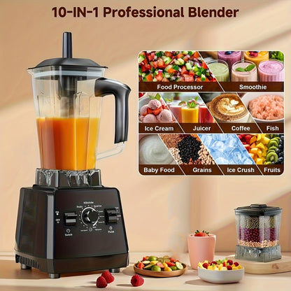 Professional Blender for Kitchen 68oz 25000RPM 2400W – Countertop Smoothie Blender for Home Cooking, Dining and Outdoor Meals