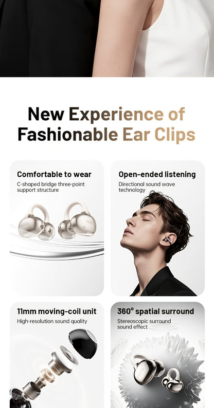 Philips TWS Ear Clip Sport Headset Hi-Fi Bass Stereo HD Calls Earhook Wireless Bluetooth for an Everyday Personal Care Routine