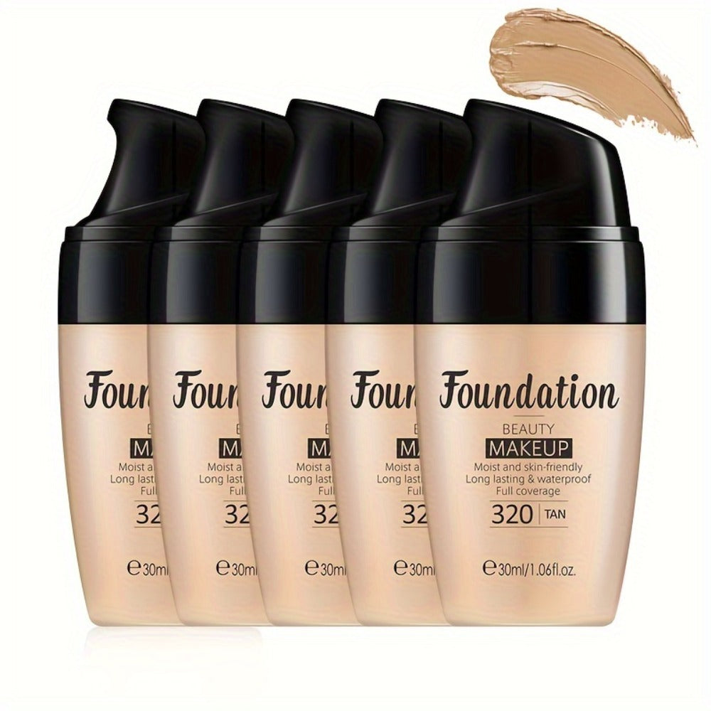30ml Pump Liquid Foundation Multipack with Soft Ivory, Natural or Tan 3- and 5-Bottle Options
