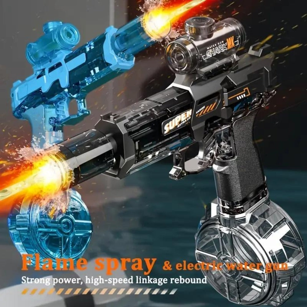 Electric Water Gun Large for Kids & Adults, High-Power Squirt Blaster for Pool Beach Lawn Backyard Summer Water Battle