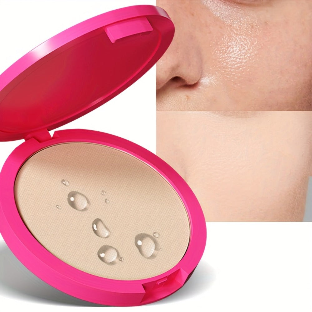 Waterproof Powder Foundation Matte Full Coverage Non-Cakey Formula 0.31oz Compact – Shine, for Makeup, Travel and Everyday Vanity Use
