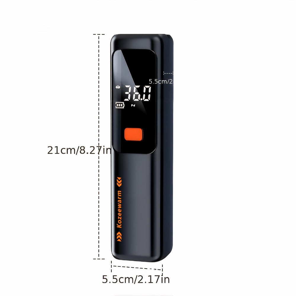 Cordless Tire Inflator Portable Air Compressor – USB-C Rechargeable, Digital Gauge, 3X Fast Inflation for Car Tires, Bikes