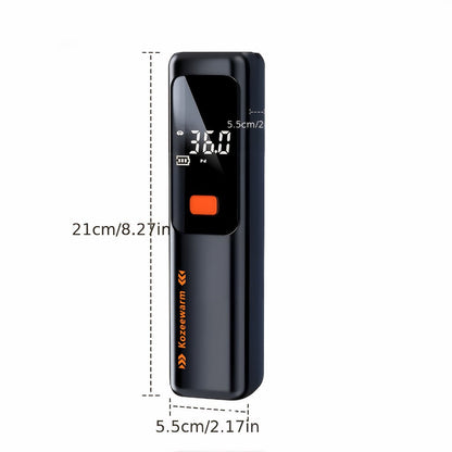 Cordless Tire Inflator Portable Air Compressor – USB-C Rechargeable, Digital Gauge, 3X Fast Inflation for Car Tires, Bikes