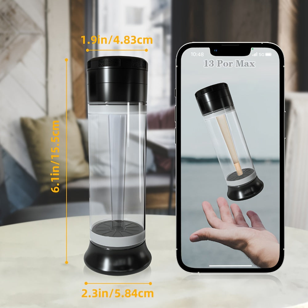3-in-1 Zinc Alloy Spice Grinder Pre-Rolled Cone Loader 6-Hole Storage Rolling Machine for Entryways, Bedrooms and Living Spaces
